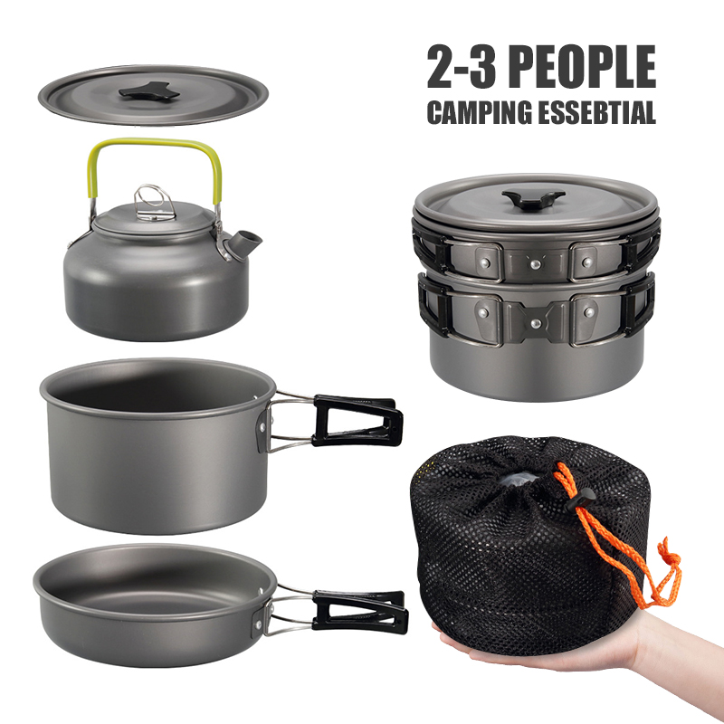 WESTTUNE Camping Cookware Kit  - Camping Cooking Set Large บทวิจารณ์และราคา