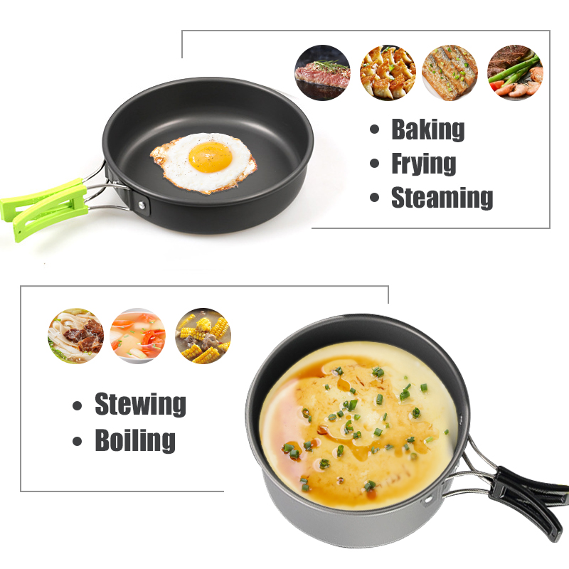WESTTUNE Camping Cookware Kit  - Camping Cooking Set Large บทวิจารณ์และราคา