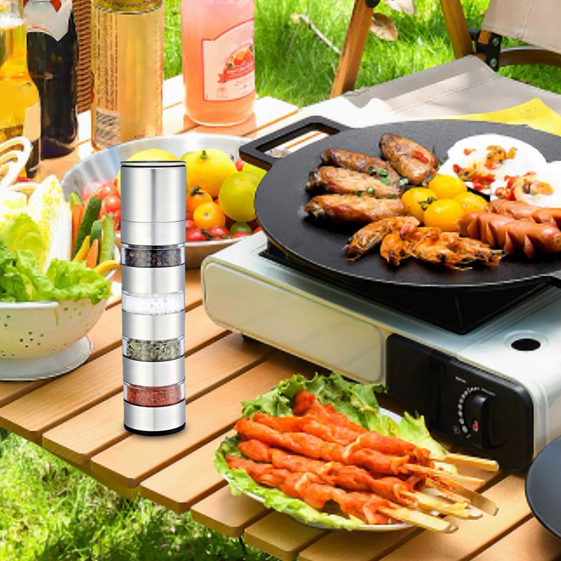 Travel Seasoning Containers Pe - Camping Cooking Set For 4 บทวิจารณ์และราคา