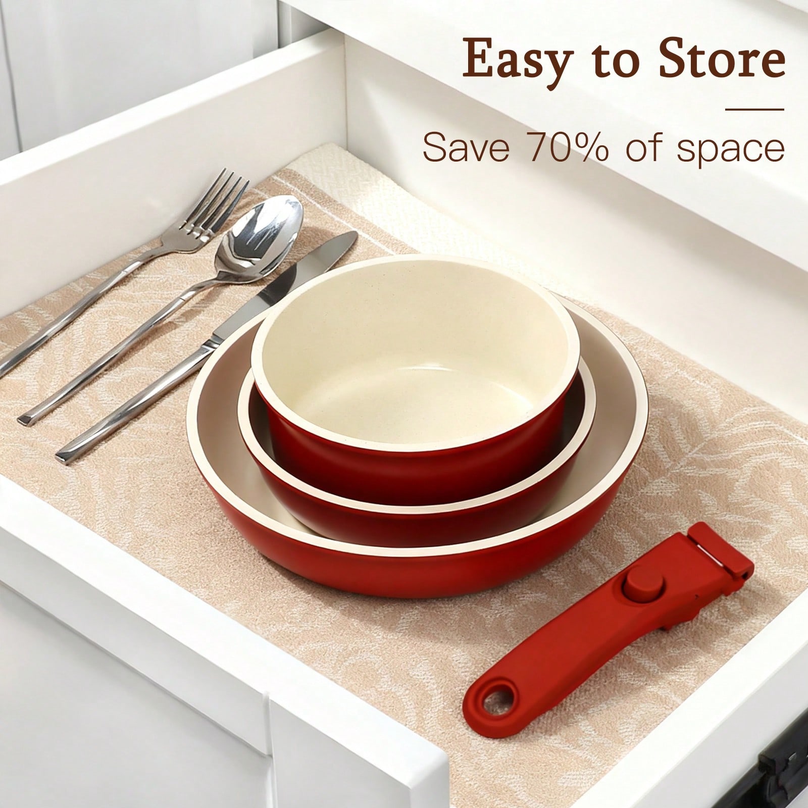 11Pcs Non-Stick Pots And Pans  - Camping Cooking Set Non Stick บทวิจารณ์และราคา