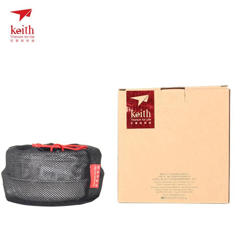 Keith 3PCS Titanium Cookware P - Camping Cooking Set Large บทวิจารณ์และราคา
