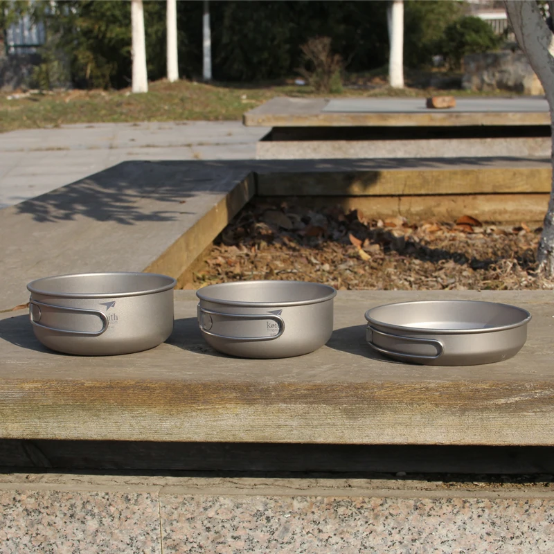 Keith 3PCS Titanium Cookware P - Camping Cooking Set Large บทวิจารณ์และราคา