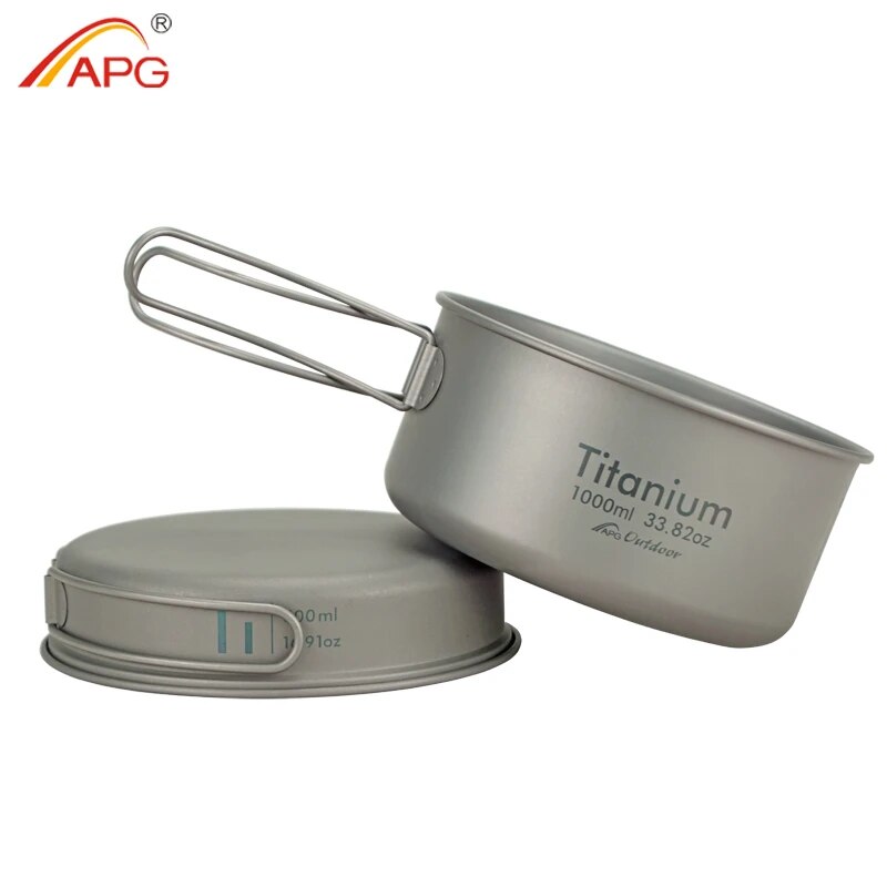 APG Ultralight Titanium Pan Ou - Camping Cooking Mug บทวิจารณ์และราคา