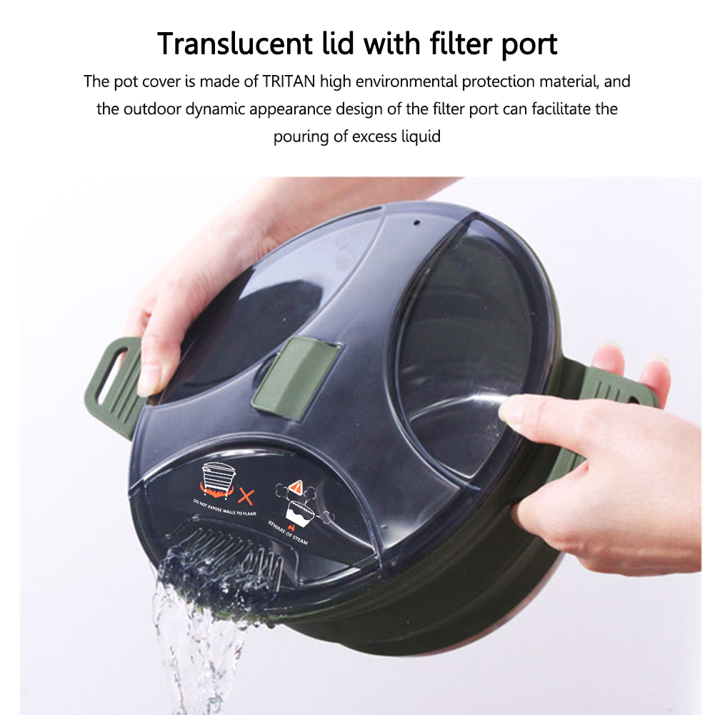 2.5L Silicone Folding Kettle C - Camping Cooking Hardware บทวิจารณ์และราคา