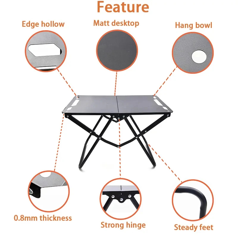 Foldable Portable Camping Tabl - Camping Cooking Table Foldable บทวิจารณ์และราคา