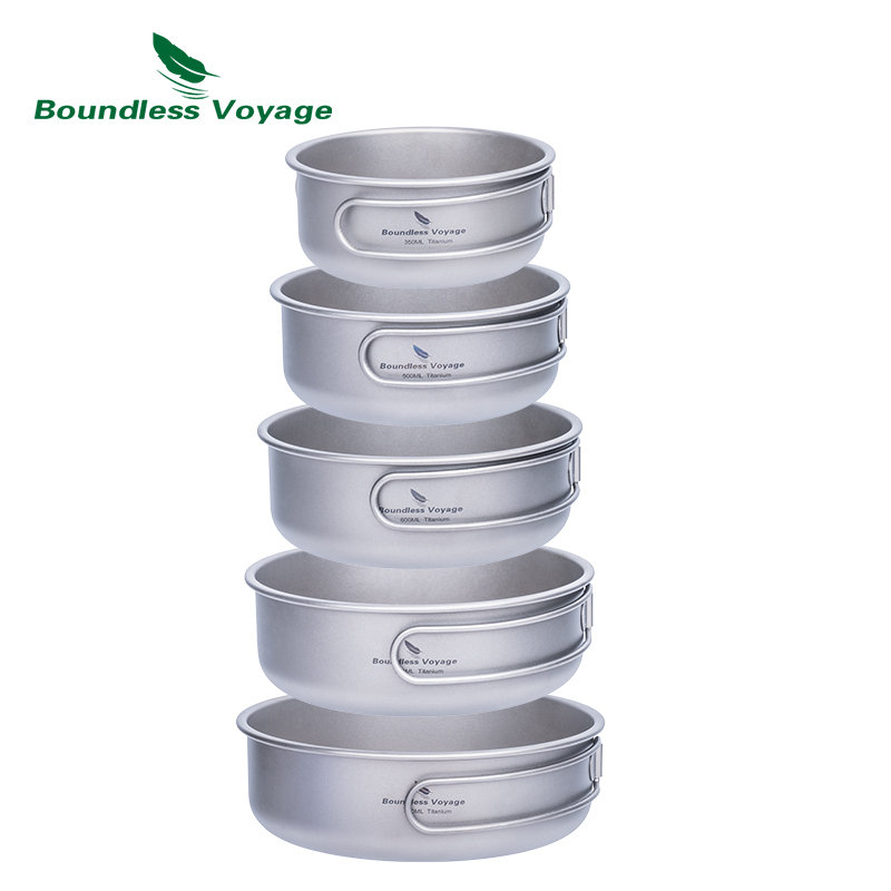 Boundless Voyage Titanium Bowl - Camping Cooking Mug บทวิจารณ์และราคา