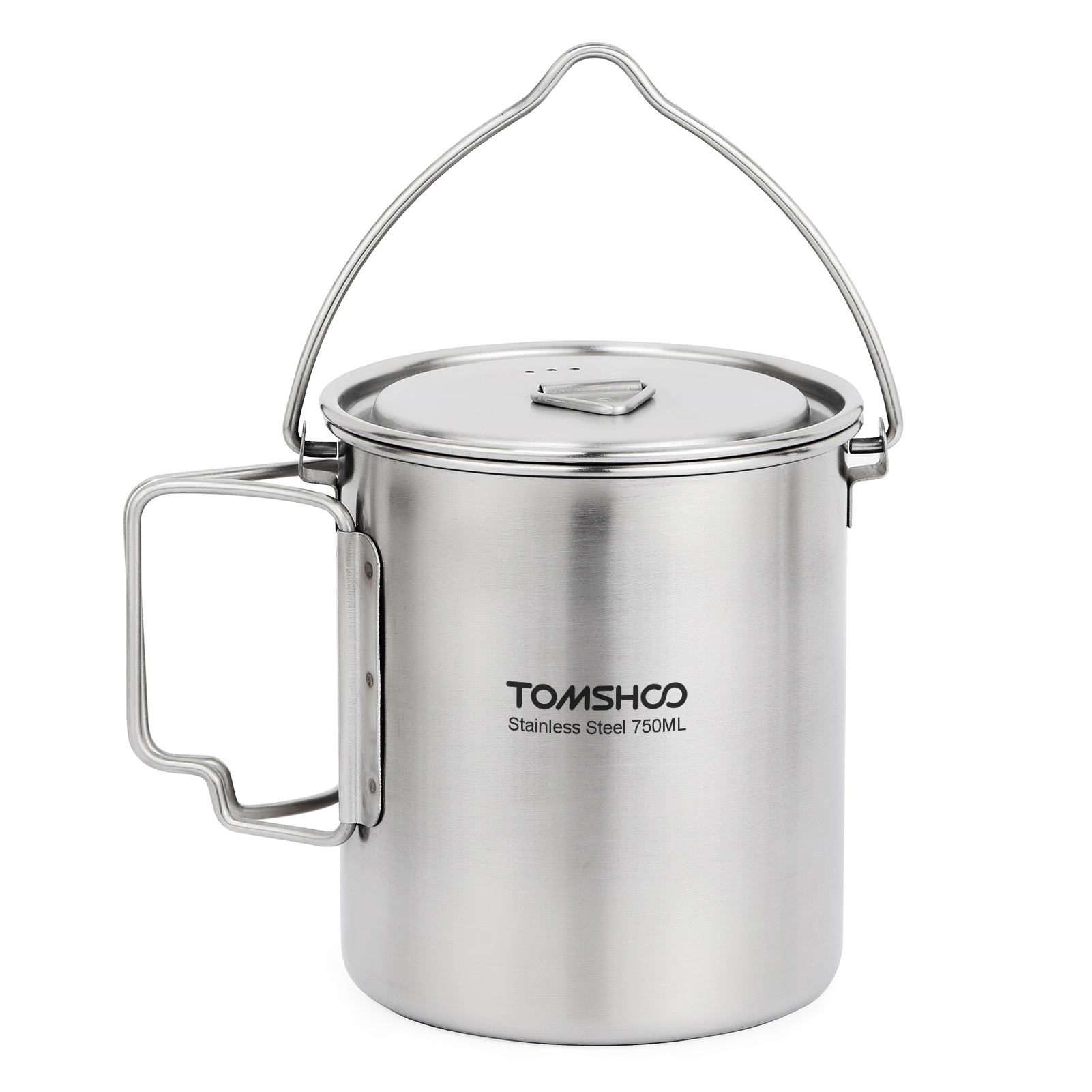 TOMSHOO 750ml Stainless Steel  - Camping Cooking Mug บทวิจารณ์และราคา