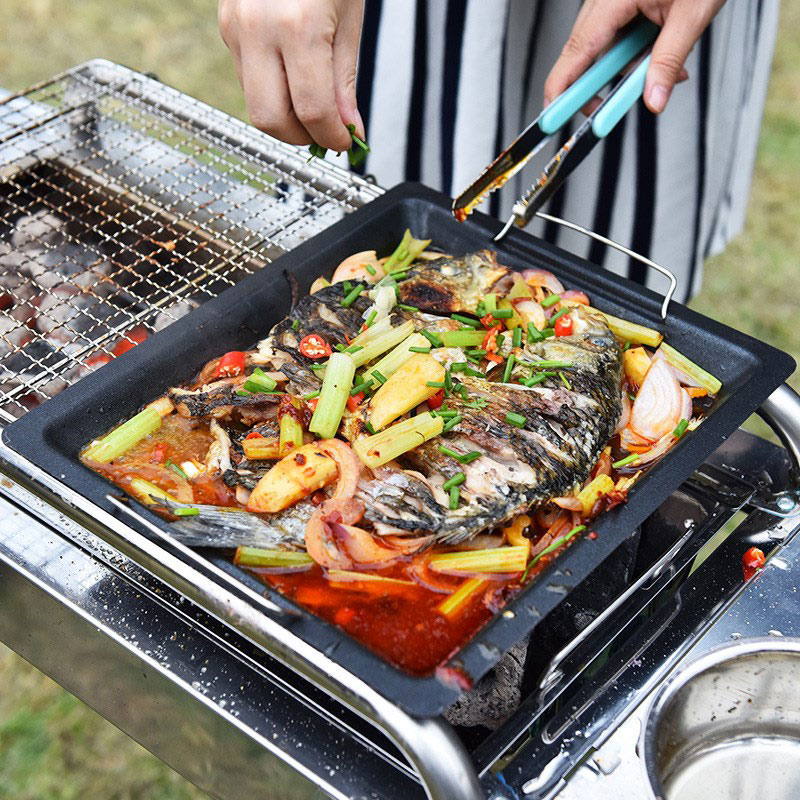 Outdoors Thick Square Grill Pa - Camping Cooking Hardware บทวิจารณ์และราคา