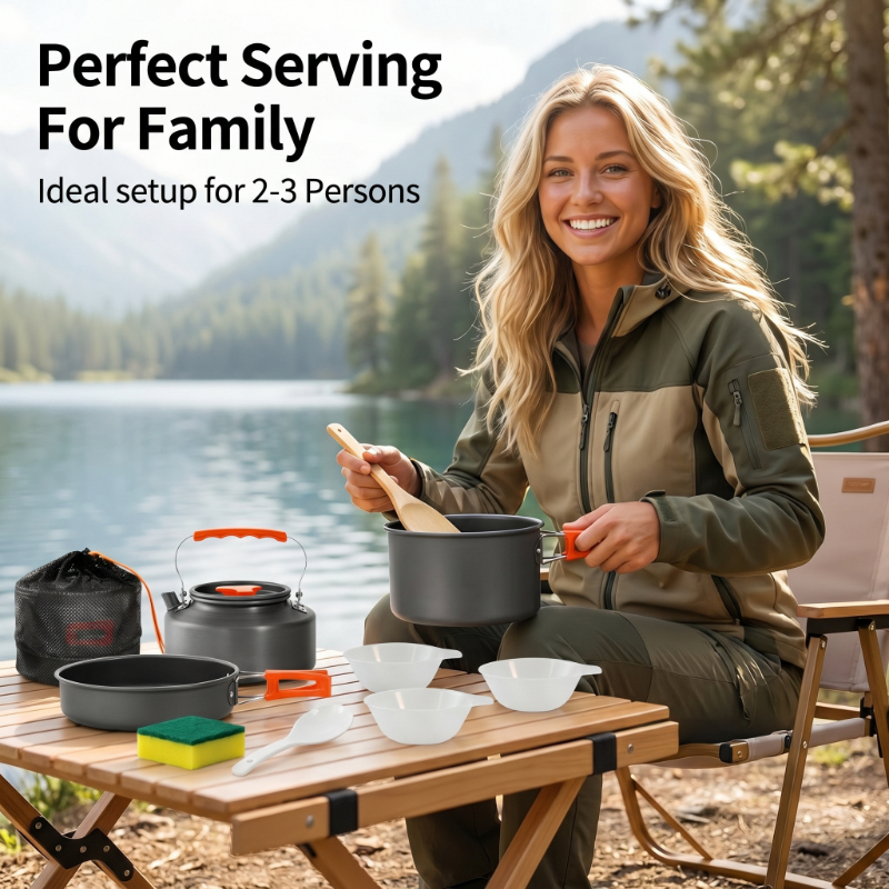 10PCS Ultralight Portable Alum - Camping Cooking Rice บทวิจารณ์และราคา