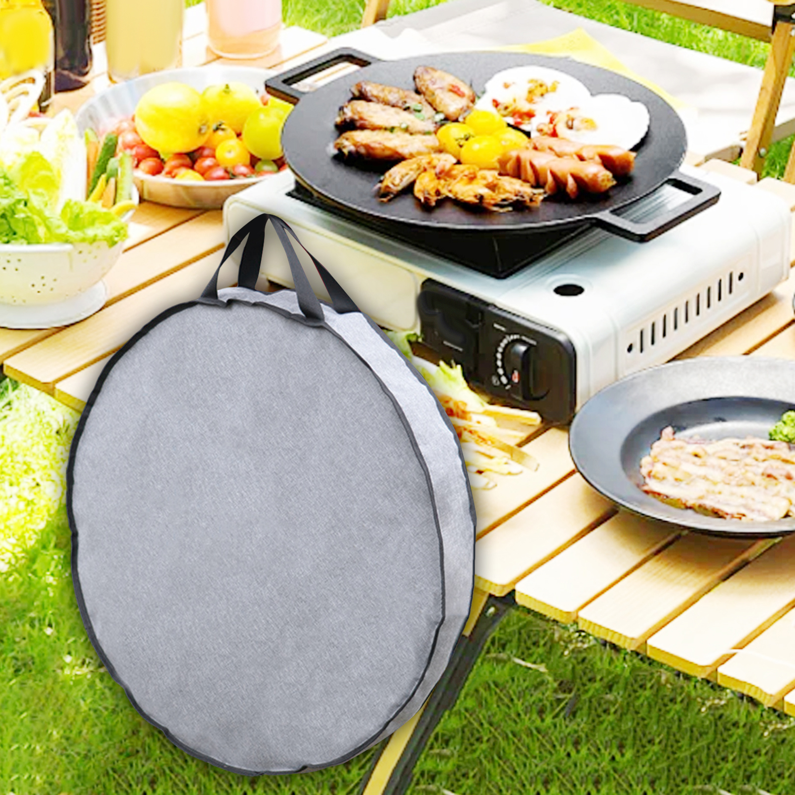 Camping Skillet Bag Portable C - Camping Cooking Hob บทวิจารณ์และราคา