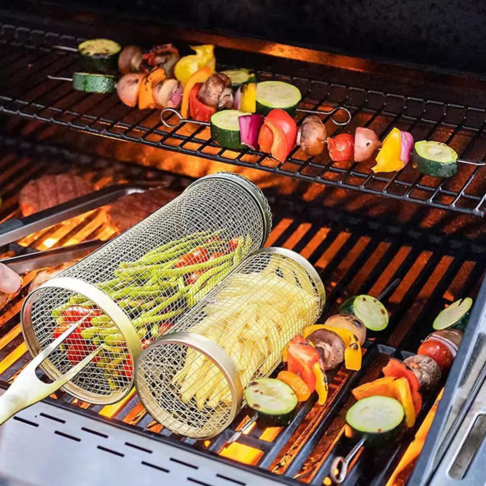 Barbecue Grill Grate Barbecue  - Camping Cooking Basket บทวิจารณ์และราคา