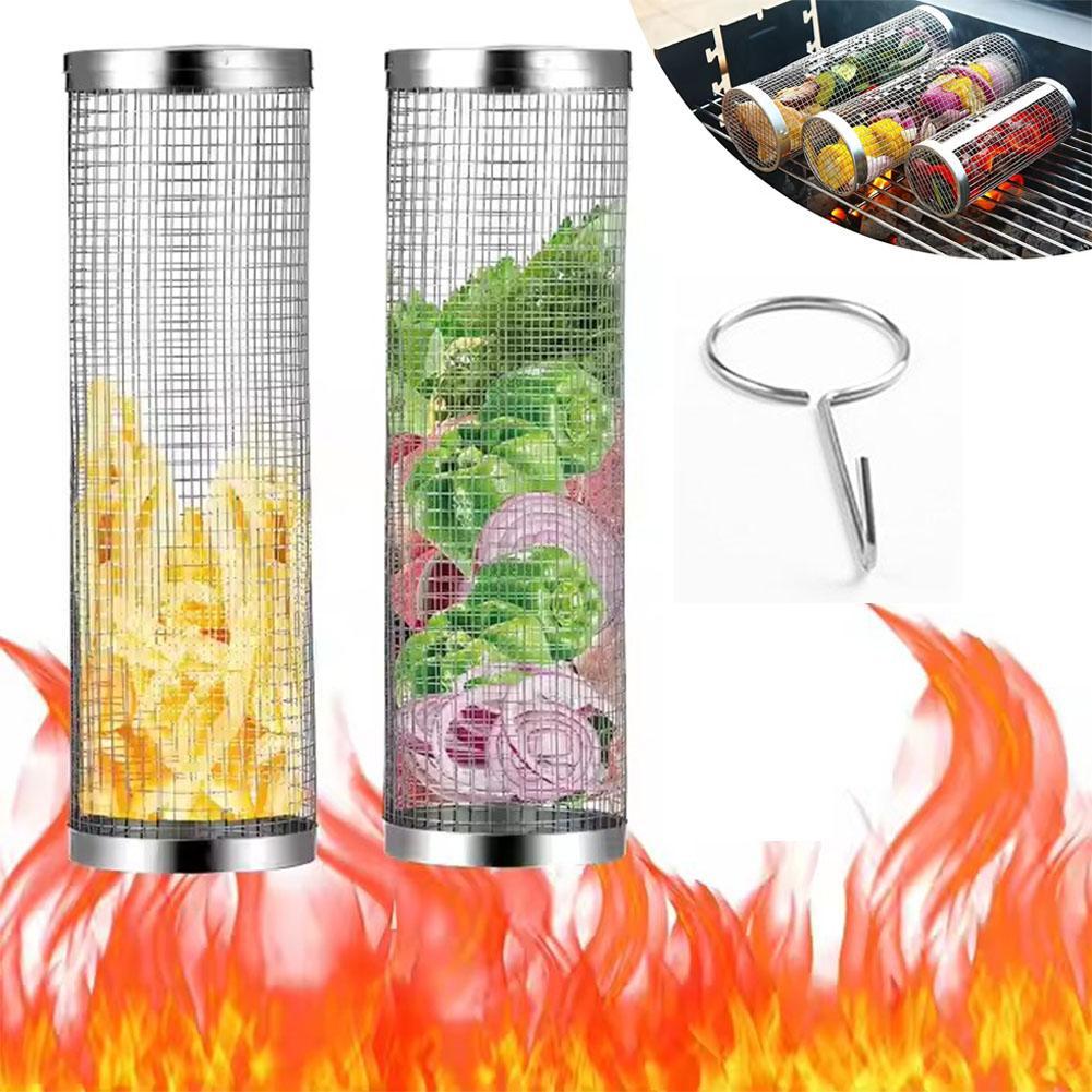 Barbecue Grill Grate Barbecue  - Camping Cooking Basket บทวิจารณ์และราคา