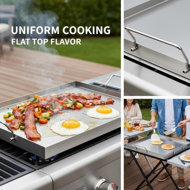 Flat Top Grill Plate 23x16 inc - Camping Cooking Tools บทวิจารณ์และราคา
