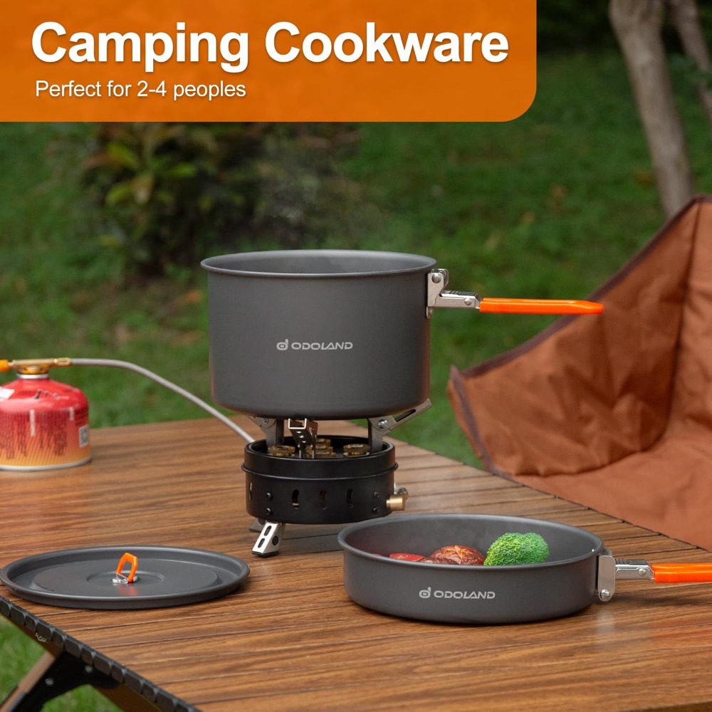 Non-Stick Camping Cookware Mes - Camping Cooking Set Non Stick บทวิจารณ์และราคา