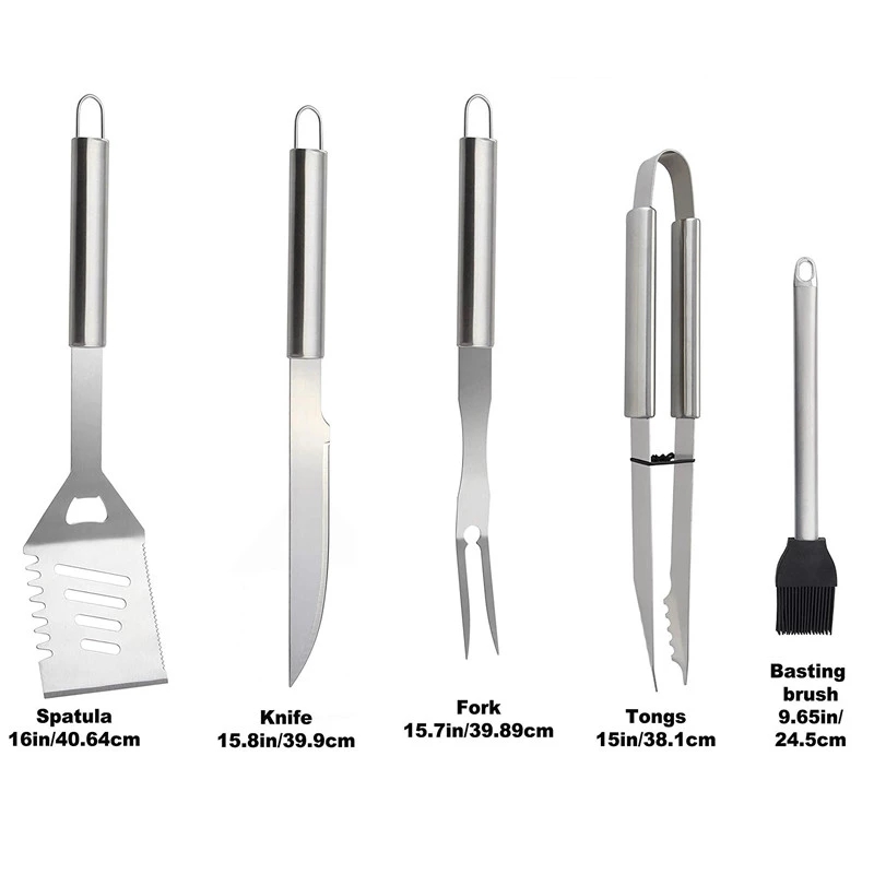 BBQ Tools Set Barbecue Grillin - Camping Cooking Set For 4 บทวิจารณ์และราคา
