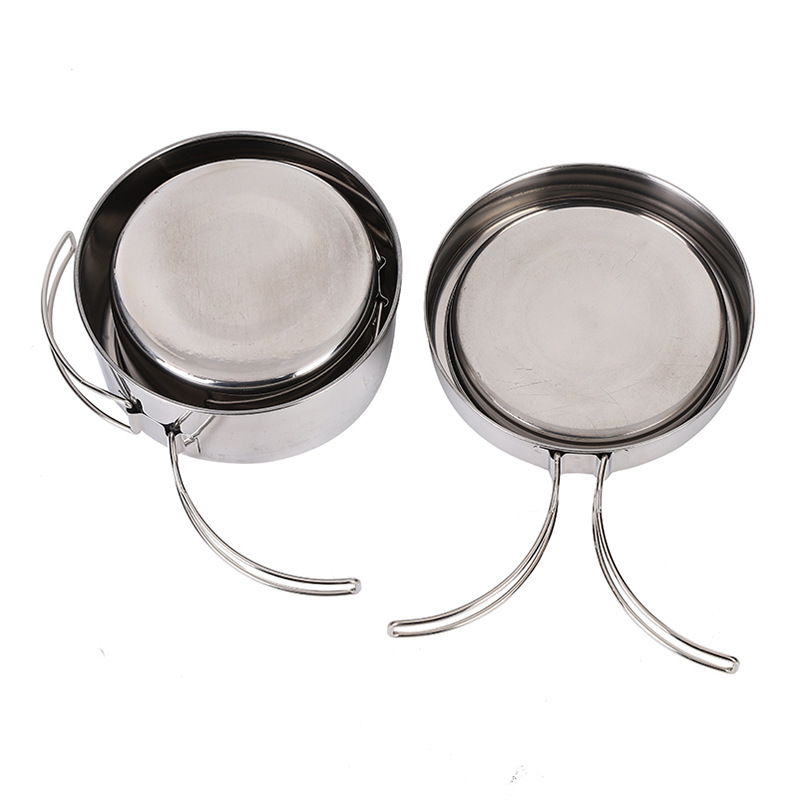 CLS 4-Piece Stainless Steel Ca - Camping Cooking Set For 4 บทวิจารณ์และราคา