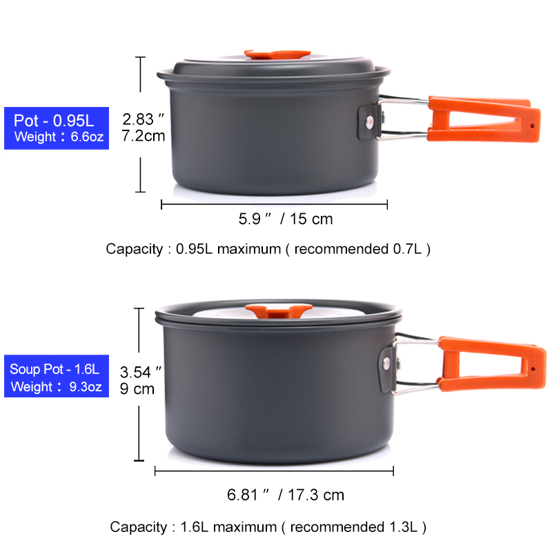 Widesea Camping Outdoor Cookwa - Camping Cooking Rice บทวิจารณ์และราคา