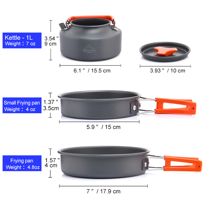 Widesea Camping Outdoor Cookwa - Camping Cooking Rice บทวิจารณ์และราคา