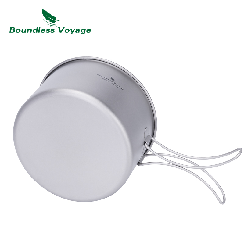 Boundless Voyage Titanium Pot  - Camping Cooking Set Large บทวิจารณ์และราคา