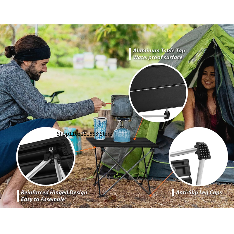 Portable Folding Camping Table - Camping Cooking Table Foldable บทวิจารณ์และราคา