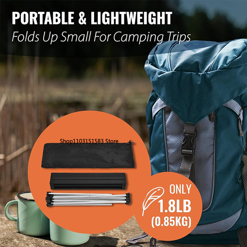 Portable Folding Camping Table - Camping Cooking Table Foldable บทวิจารณ์และราคา