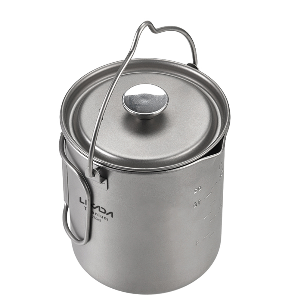 Lixada 750ml Titanium Coffee C - Camping Cooking Mug บทวิจารณ์และราคา