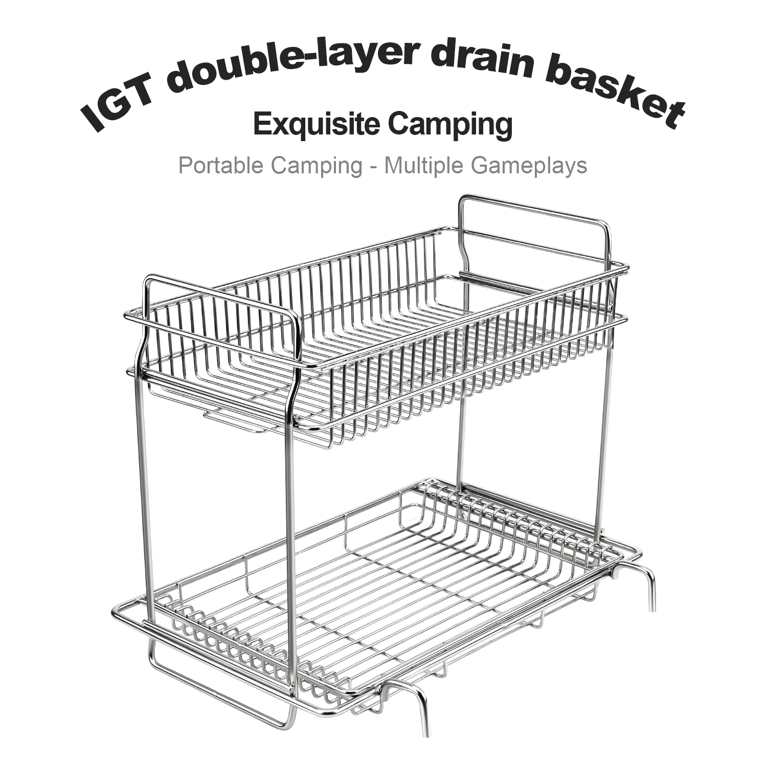 DOTWISE IGT Table Desktop Side - Camping Cooking Basket บทวิจารณ์และราคา