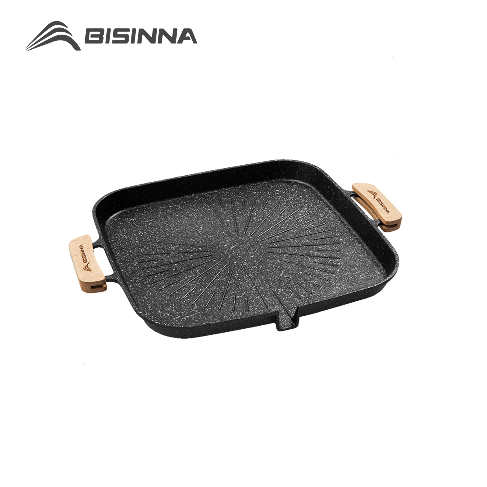 BISINNA Square BBQ Grill Pan N - Camping Cooking Set Non Stick บทวิจารณ์และราคา
