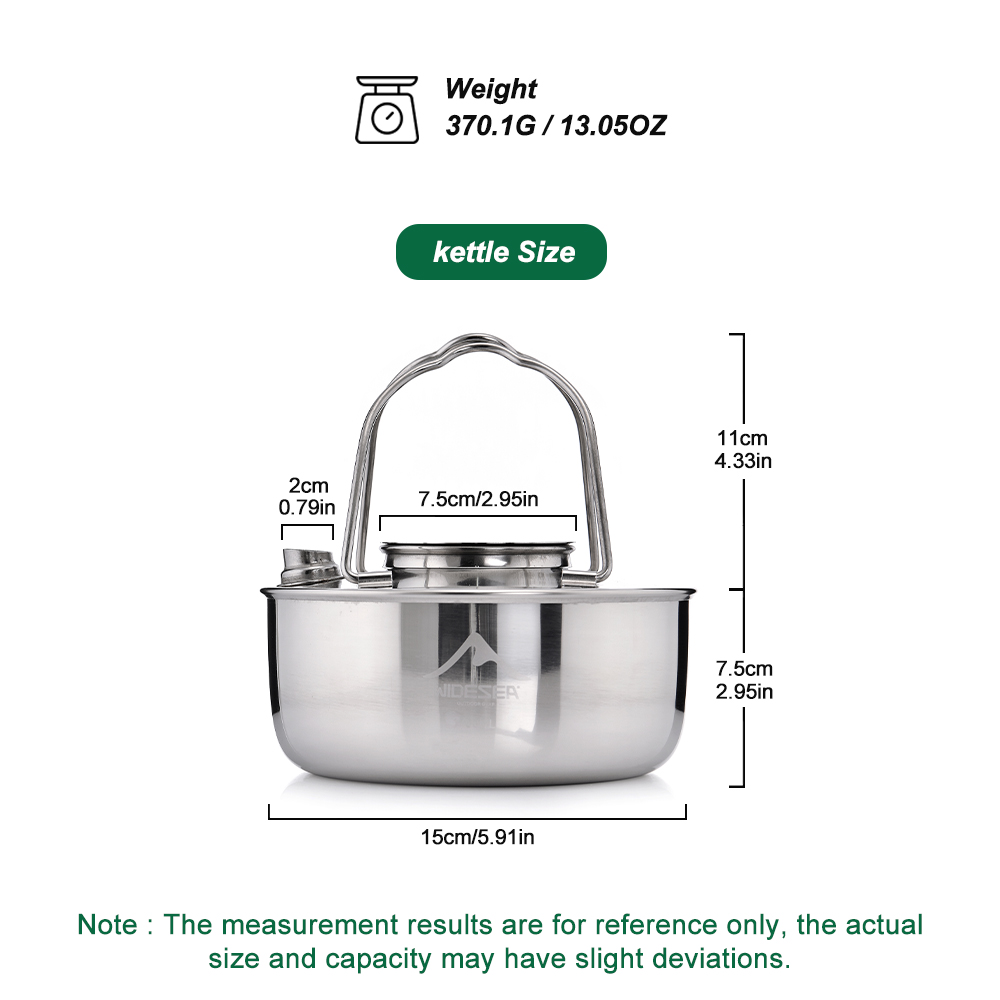 Widesea Camping Outdoor 1.7L S - Camping Cooking Unit บทวิจารณ์และราคา