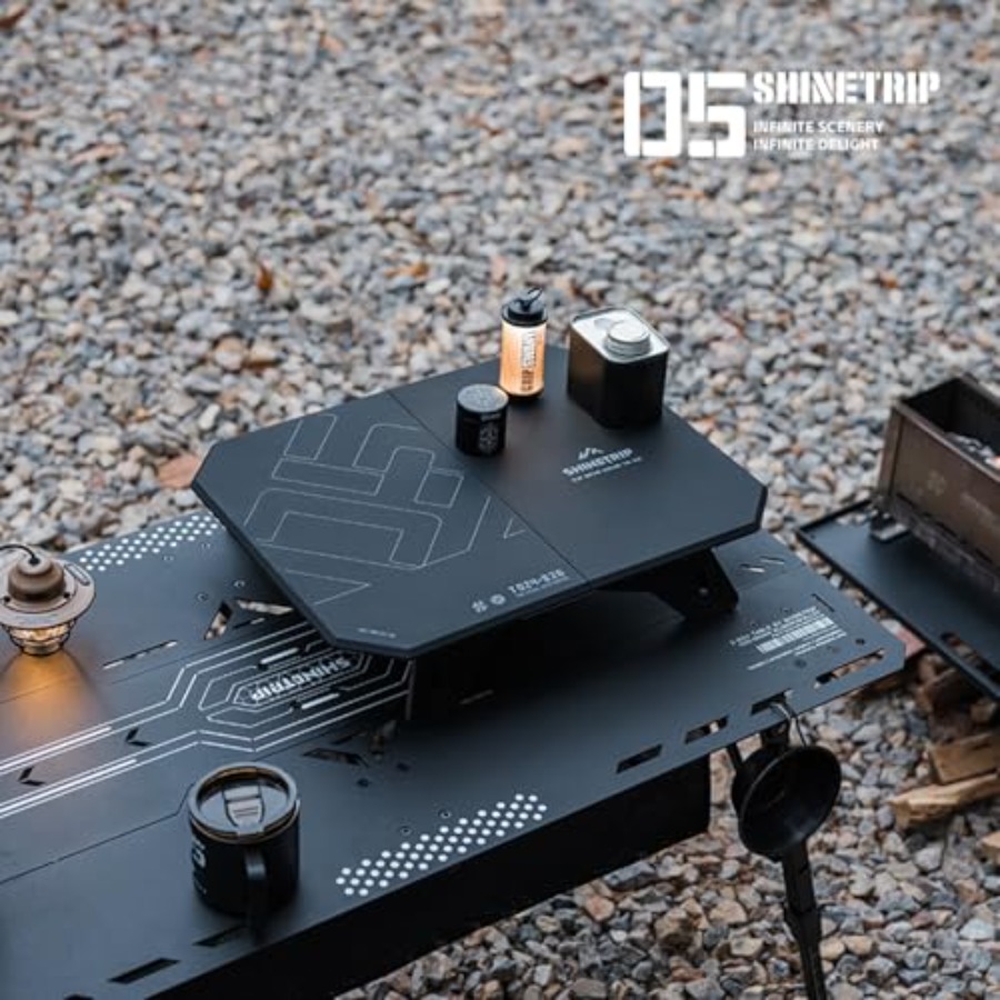 Folding Camp Table 2 in1 Adjus - Camping Cooking Table Foldable บทวิจารณ์และราคา