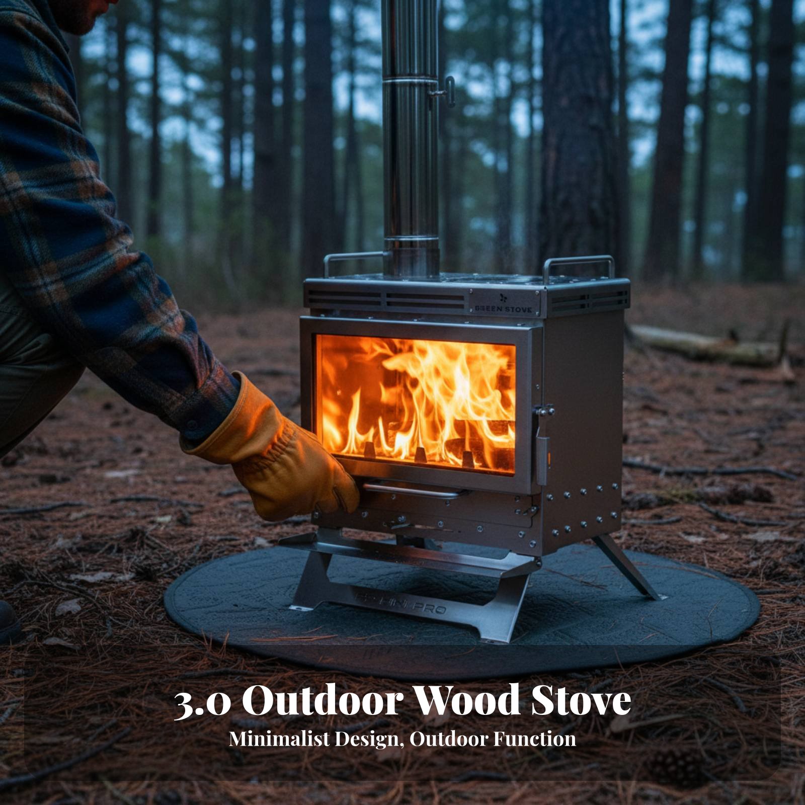 GreenStove Fire Pit 33rd Gen C - Camping Cooking Fire Pit บทวิจารณ์และราคา