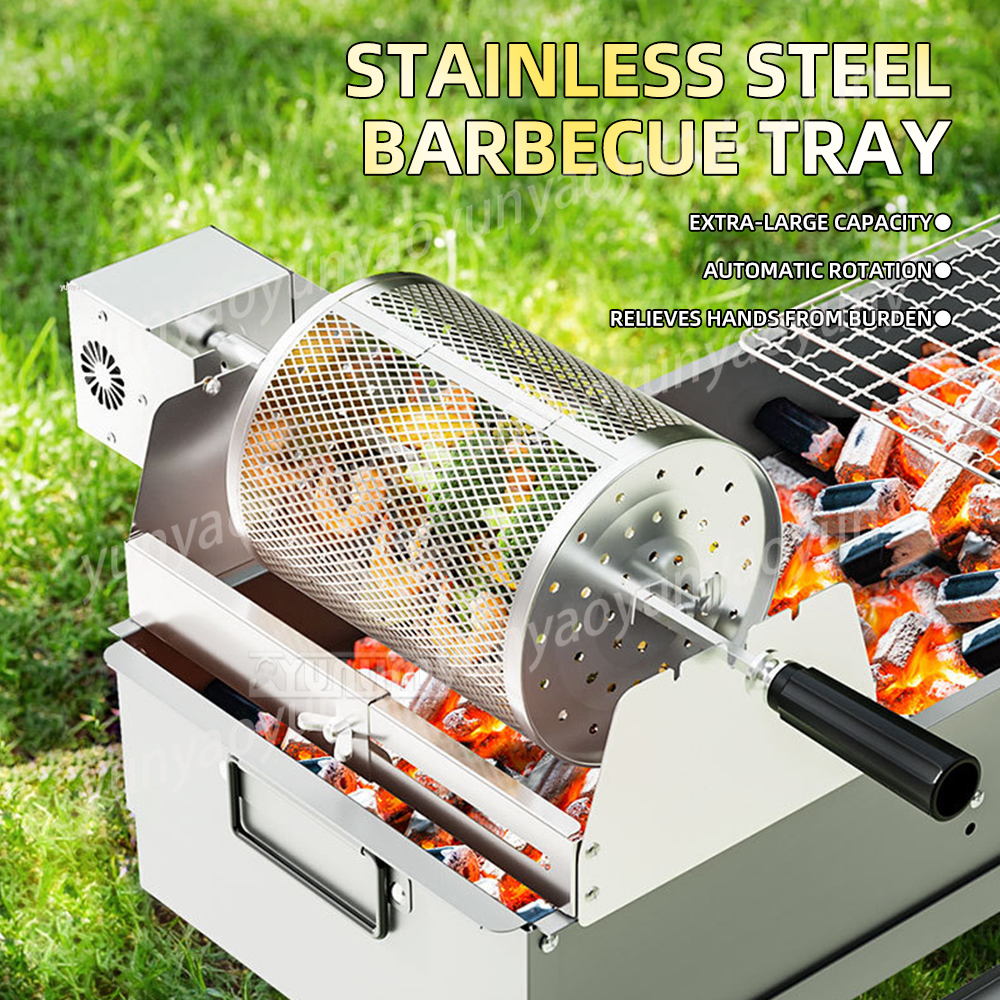 Round Grill Basket Camping BBQ - Camping Cooking Basket บทวิจารณ์และราคา