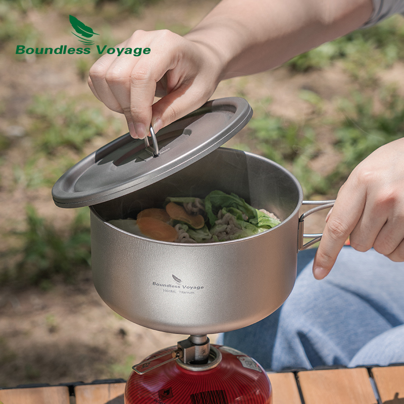 Boundless Voyage Titanium Camp - Camping Cooking Set Large บทวิจารณ์และราคา