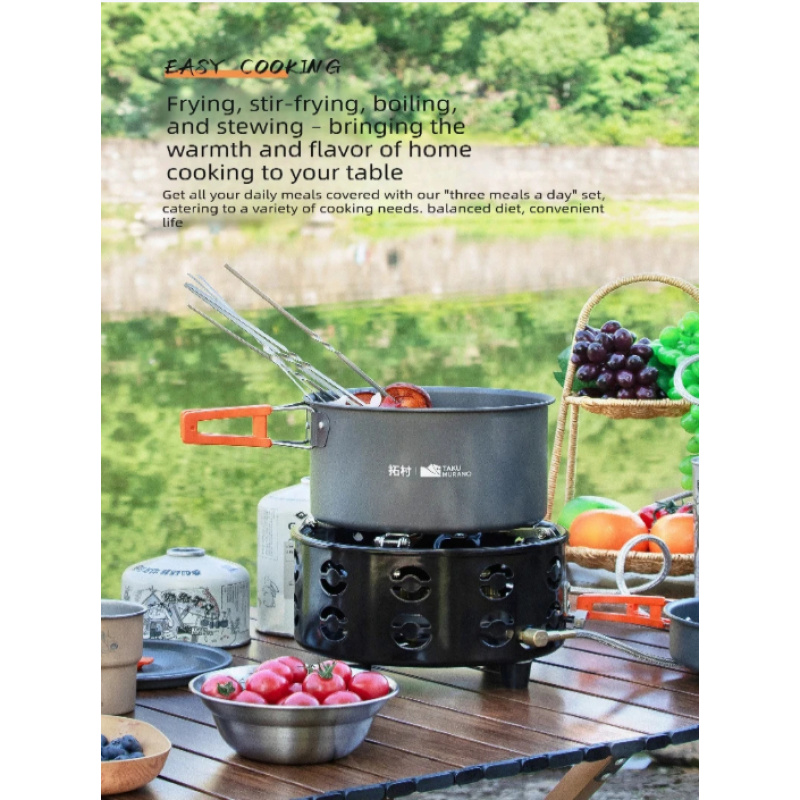 10 Pack Non Stick Camping Cook - Camping Cooking Rice บทวิจารณ์และราคา