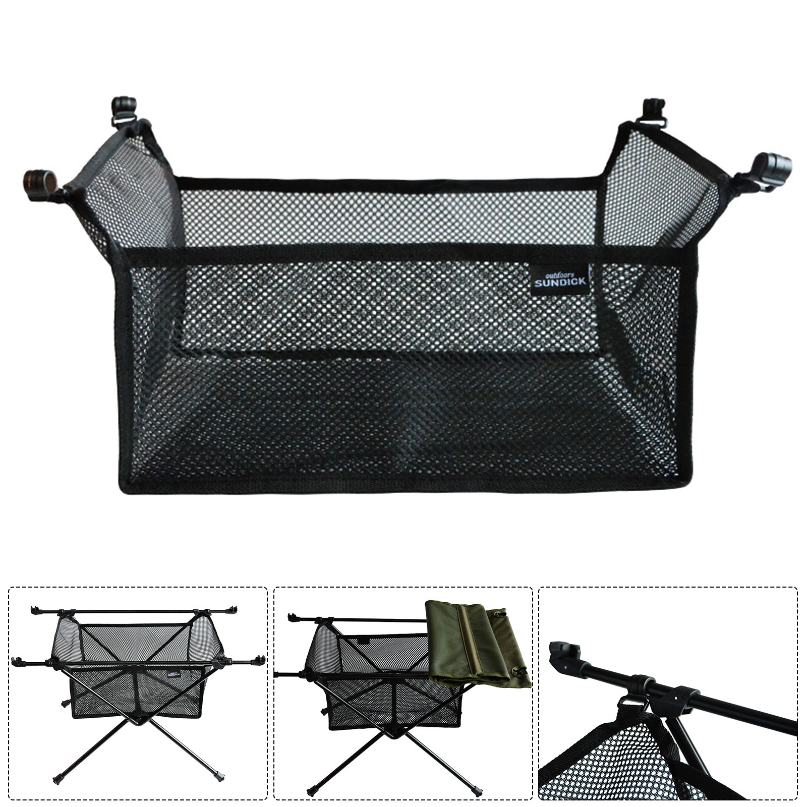 Camping Foldable Table Storage - Camping Cooking Basket บทวิจารณ์และราคา