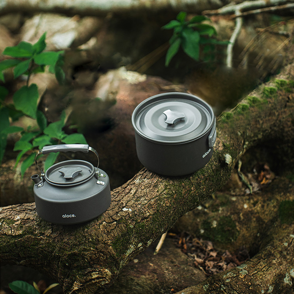 Camping Cooking Pot Aluminum A - Camping Cooking Unit บทวิจารณ์และราคา