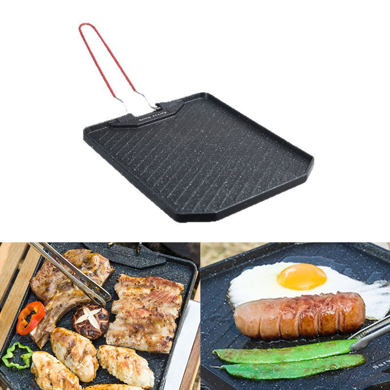 Outdoor camping barbecue pan H - Camping Cooking Wok บทวิจารณ์และราคา