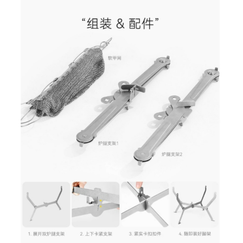 For Hiking Picnic Cooking Fold - Camping Cooking Fire Pit บทวิจารณ์และราคา