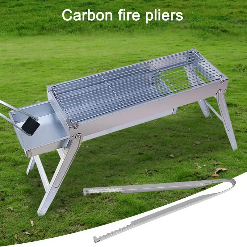 Grilling Tongs Charcoal Tong P - Camping Cooking Fire Pit บทวิจารณ์และราคา