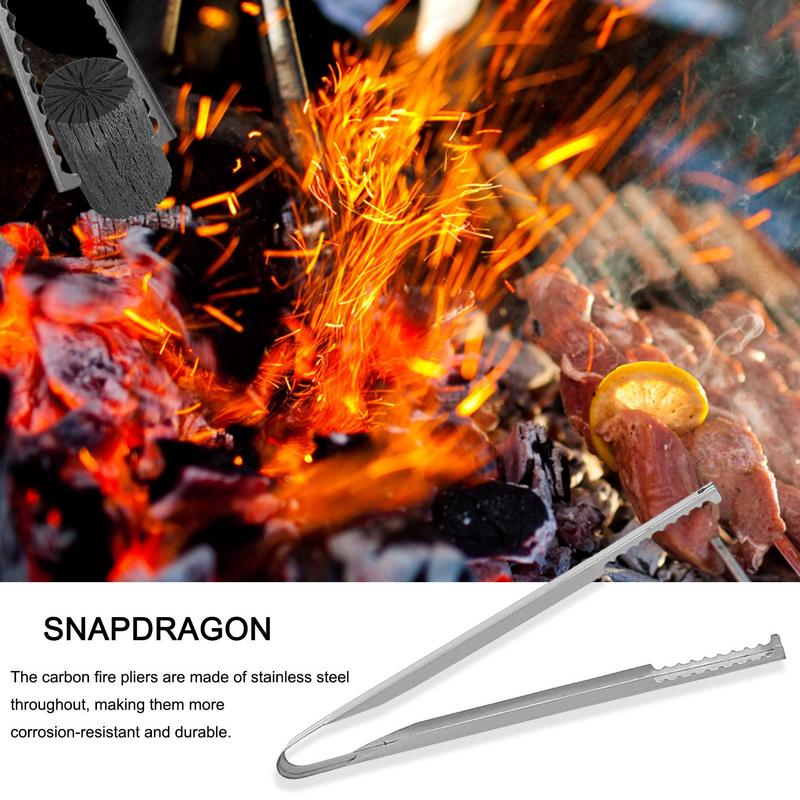 Grilling Tongs Charcoal Tong P - Camping Cooking Fire Pit บทวิจารณ์และราคา