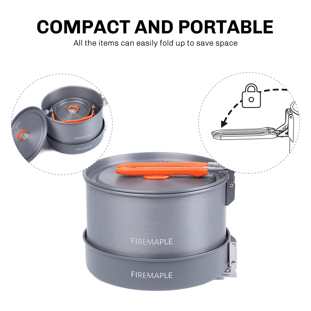 Fire Maple Camping Cookware Ut - Camping Cooking Rice บทวิจารณ์และราคา