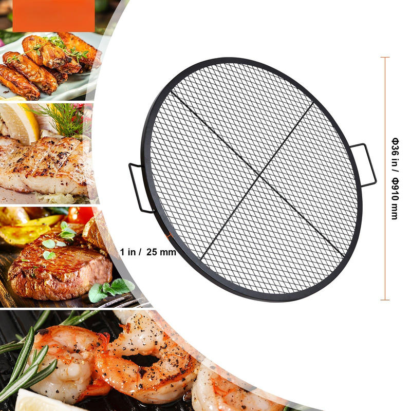 Black Round Cooking Grid 36 In - Camping Cooking Tools บทวิจารณ์และราคา