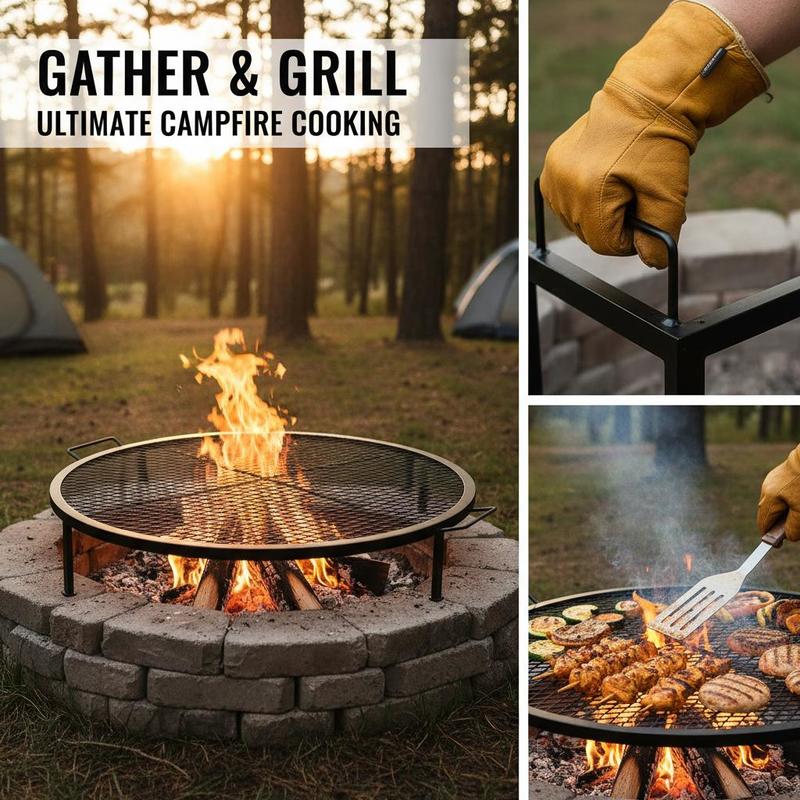 Black Round Cooking Grid 36 In - Camping Cooking Tools บทวิจารณ์และราคา