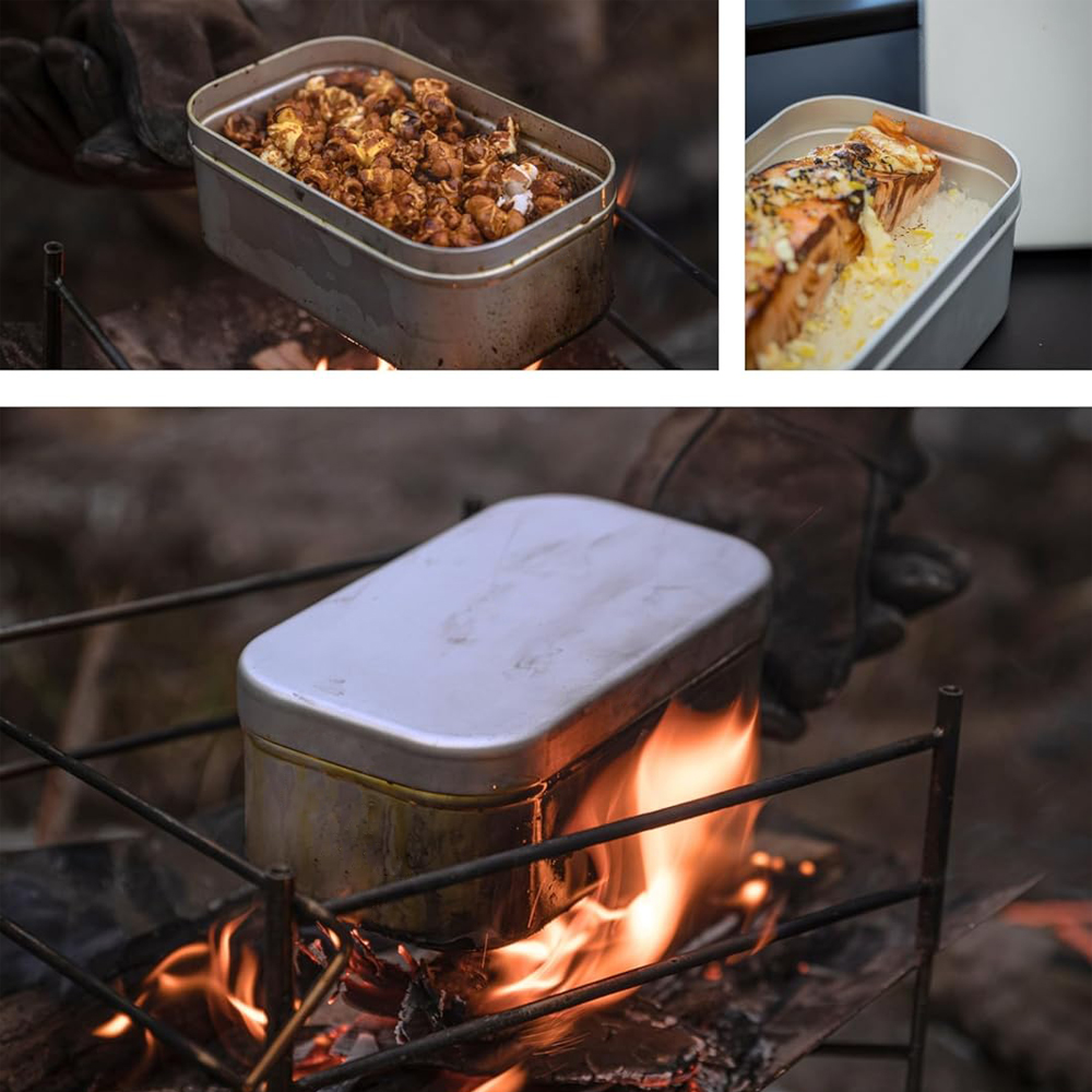 Foldable Bento Box Handle, Lun - Camping Cooking Set Large บทวิจารณ์และราคา