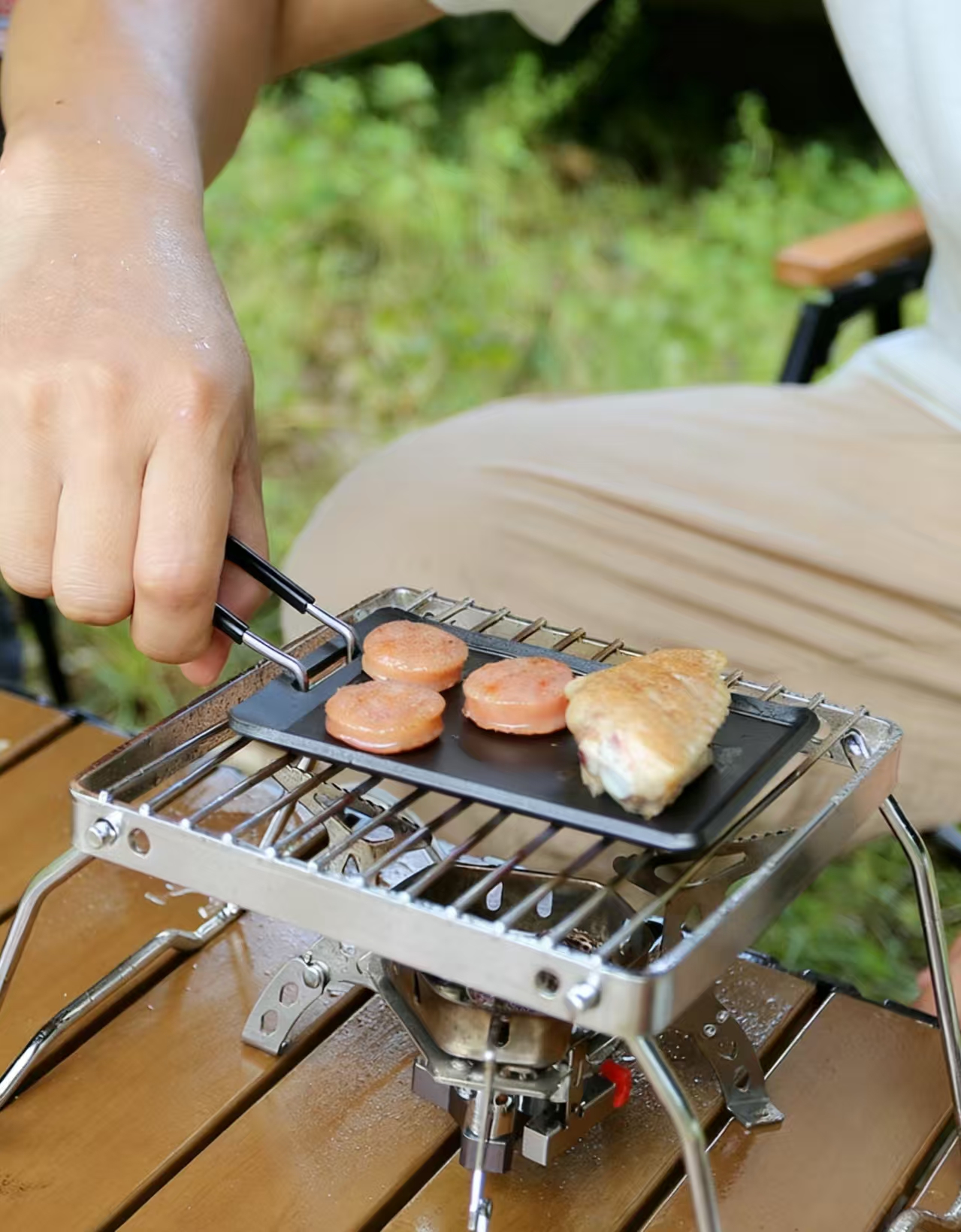 Small Camping Frying Pan Mini  - Camping Cooking Wok บทวิจารณ์และราคา