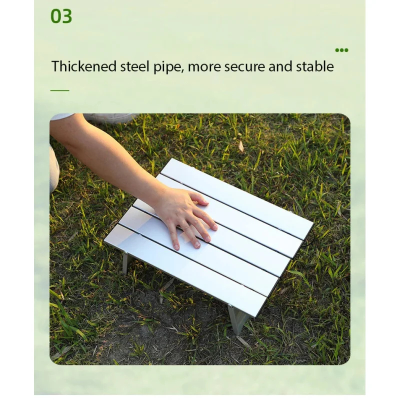 2PCS Lightweight Aluminum Roll - Camping Cooking Table Foldable บทวิจารณ์และราคา