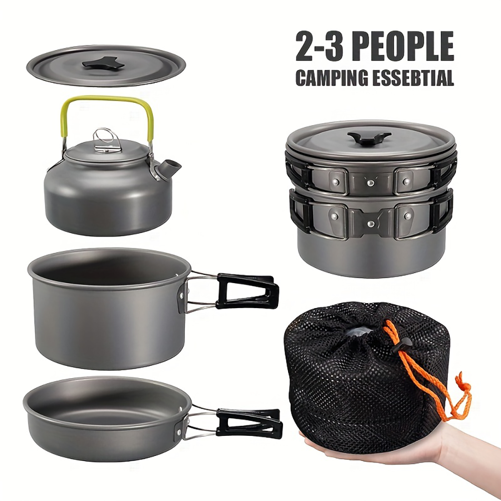 Outdoor camping cookware set m - Camping Cooking Set Large บทวิจารณ์และราคา