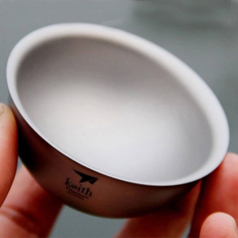 Keith Titanium Tea Cup 2pcs, D - Camping Cooking Mug บทวิจารณ์และราคา