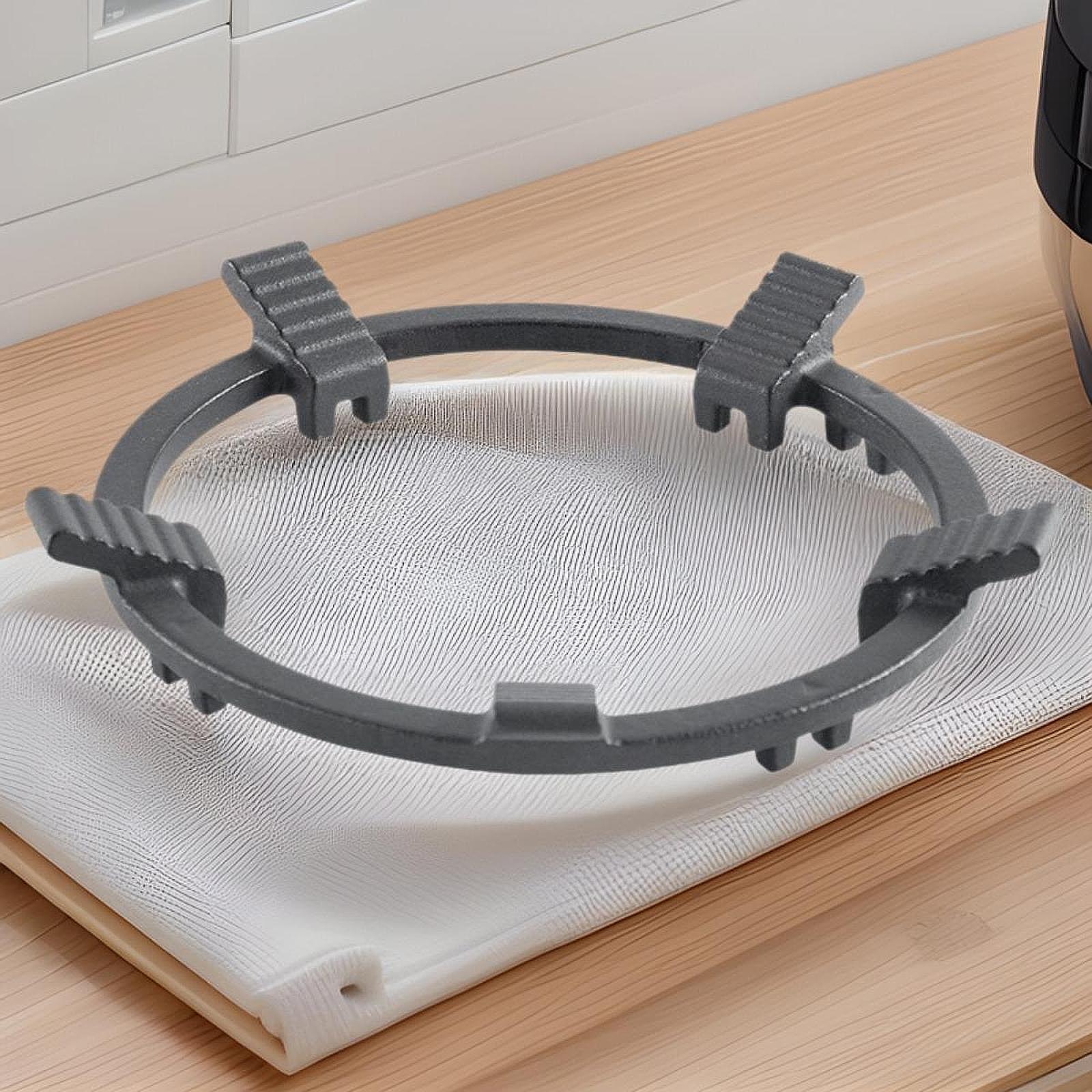 Cast Iron Wok Support Ring Pot - Camping Cooking Wok บทวิจารณ์และราคา