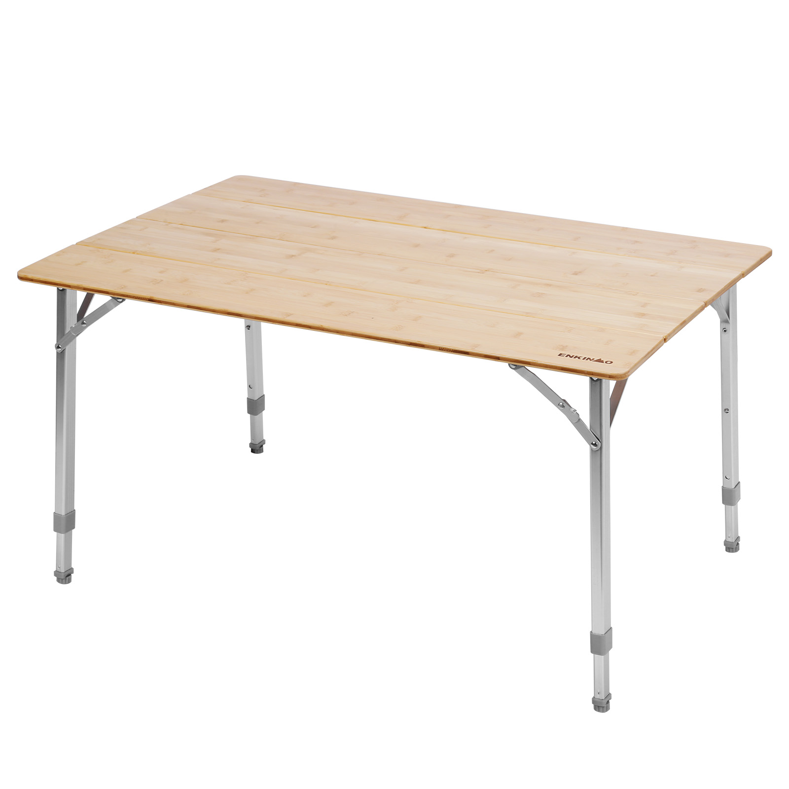 Adjustable Height Bamboo Foldi - Camping Cooking Table Foldable บทวิจารณ์และราคา